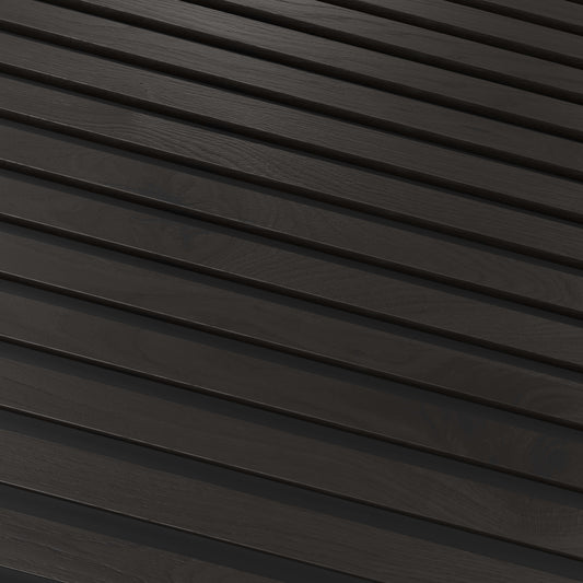 Luxury Charcoal Oak Acoustic Slat Natural Wood Wall Panels