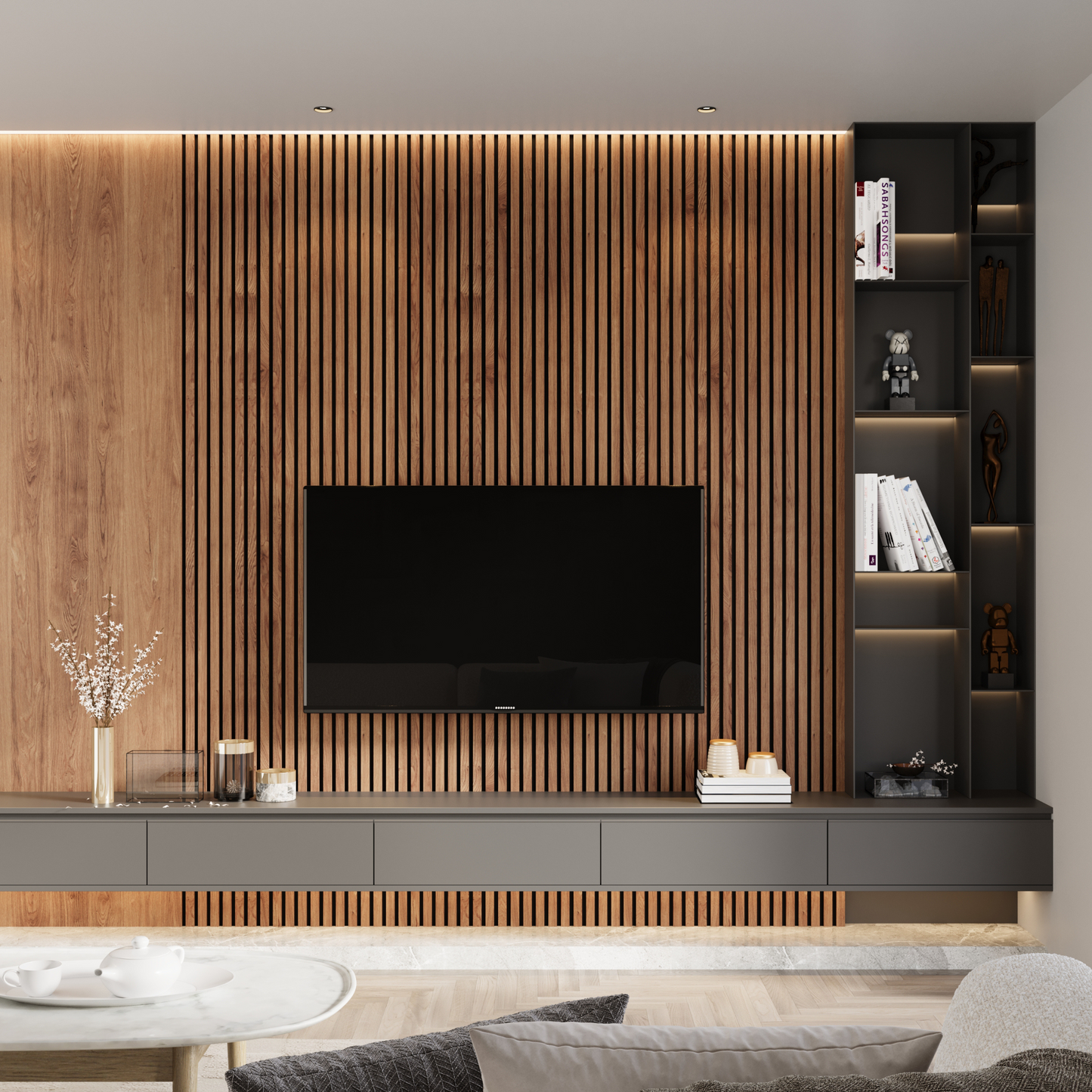 Walnut Wood Wall Panels