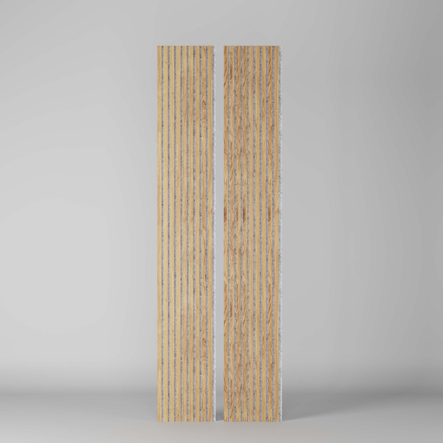 Luxury White Oak Acoustic Slat Natural Wood Wall Panels